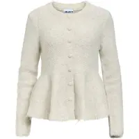 Object Objsaggia Re Ls Peplum Knit Cardigan Div - Grey - XS