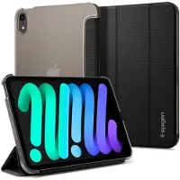 Spigen iPad mini (gen 6)/iPad mini (A17 Pro) Kotelo Liquid Air Folio Musta