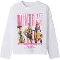 Name it Nkfaris Kpop Ls Nreg Top Box Lnoos Sky - White - 122-128