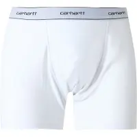 Carhartt WIP Bokserishortsit vaaleanharmaa / valkoinen