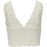 ONLY Onlchloe Lace Bra Acc - White - L