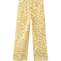 Mango Straight-Leg Jeans With Floral Pattern - Yellow - 34