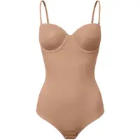 Cfab Muotoileva body 'Push-Up Bodysuit mit String' beige