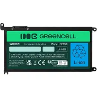 Green Cell Kannettavan tietokoneen akku WDX0R 11.4 V 3400 mAh Dell