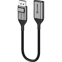 Alogic Ultra DisplayPort 1.4 to HDMI 2.0 Active Adapter, 0,2 m - Videoadapteri, Musta, Hopea