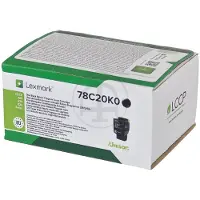 Lexmark 78C20K0 return toner cartridge