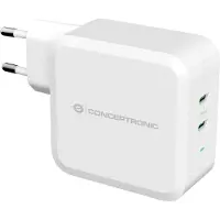 Conceptronic Laturi - - ALTHEA08W - Sisätiloihin - 2 kpl USB-C-portteja - Valkoinen