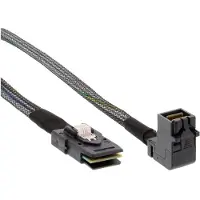 Intos InLine Mini SAS HD - Mini SAS with Sideband -kaapeli, 0,5 m, musta