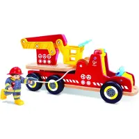 Hape Palokunta-auto Sireenillä Ja Valoilla