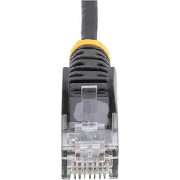 StarTech.com U/UTP Cat6 Slim laitekaapeli, LSZH, 2m, musta