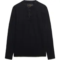 Superdry Waffle Long Sleeve Henley Pitkähihainen T-paita