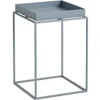 HAY Tray Table keskikokoinen tarjoilupöytä Pigeon blue, 30x30x44 cm