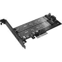 Axagon NVMe M.2 + NGFF M.2 -adapteri, PCIe 4.0 x4 + SATA, M/B&M/B-key