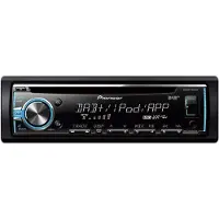 Pioneer DEH-X6800DAB, Musta, 1 DIN, 200 W, CD, CD-R, CD-RW, 1 levyt, Irroitettava