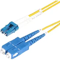 StarTech.com – 15m LC/SC OS2 Single Mode Fiber Cable (SMLCSC-OS2-15M)