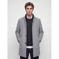 Jack & Jones Välikausitakki 'JJEMelton' meleerattu harmaa