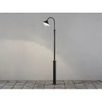 Konstsmide Vega lyktetolppa E27 musta sis.tolppa 240 cm. 560-750