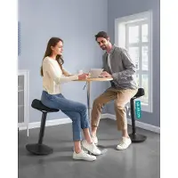 Songmics Jakkarat 58-83 cm, Musta, Taburet, , 58-83 cm, Must