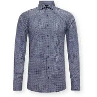 Bruun & Stengade Bs Lemie Modern Fit Shirt - Navy - 43