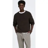 Only & Sons Onsjames Cutline Rlx Crew Knit - Brown - XXL