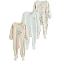 Next Yöpuku beige / vaaleankeltainen / minttu