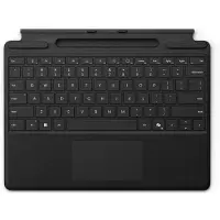 Microsoft Surface Pro KB w/ PenStor, QWERTY, Pohjoismainen, Kosketuslevy, , Surface Pro 11 Surface Pro 10 Surface Pro 9 Surface Pro 8, Musta