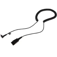 Jabra QD CORD TO 2,5MM PIN PLUG, COILED 0,5-2M, FI. FOR PANASONIC GB500, PLX CA40 (8800-01-46)