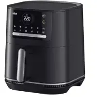 Braun MultiFry 5 HF 5054I, 6 l, 1,4 kg, 2000 W, airfryer, musta