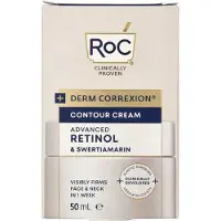 Roc Derm Correxion Contour kiinteyttävä ja ryppyjä ehkäisevä kasvovoide sisältää retinolia 50 ml