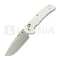 Reate Horizon X Drop Point kääntöveitsi, White Glass FatCarbon, Stonewash