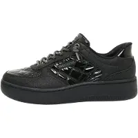 SKECHERS Matalavartiset tennarit 'SPORT COURT 92-COSMIC SHINE' musta