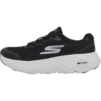 SKECHERS Matalavartiset tennarit 'GO WALK MAX CUSHIONING FLEX' hopeanharmaa / musta