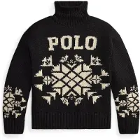 Ralph Lauren Neulepaita vaaleabeige / musta