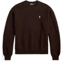 Ralph Lauren Arctic Fleece-Knt-Sweatshirt - Brown - S