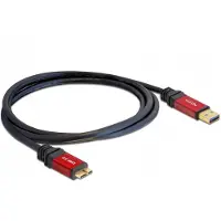 DeLOCK 2m USB 3.0 A/micro-B, 2 m, USB A, Micro-USB B, USB 3.2 Gen 1 (3.1 Gen 1), Uros/uros, 5 Gbit/s (82761)