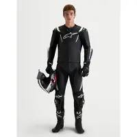 Alpinestars Missile V3 Nahkahaalari Musta/Valkoinen Miehet, size 58