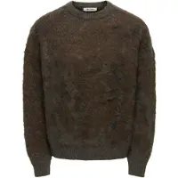Only & Sons Onswillis Ls Jaquard Crew Ds Ww - Brown - XS
