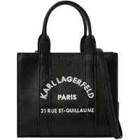Karl Lagerfeld Käsilaukku 'Rue St-Guillaume' punainen / valkoinen