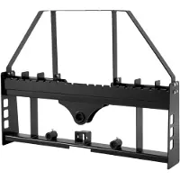 Vevor liukuohjattu lavahaarukkarunko, nimelliskantavuus 1814 kg, 115 cm lavahaarukkarungon kiinnikkeet 50,8 mm:n vetokoukun vastaanottimella ja keihäsholkeilla, sopii pikakiinnitteisiin traktorikuorma