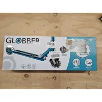 Globber Flow Element Lights Chrome Finish Potkulauta, Aqua Blue