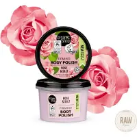 Raw Organic Organic Shop firming body polish rose &amp; salt -vartalokuorinta 250ml