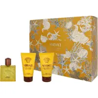 Versace Eros Energy Gift Set miehille parfyymivesi 50 ml + tuoksuva suihkugeeli 50 ml + parranajon jälkeinen balsami 50 ml