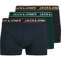 Jack & Jones Jacmax Solid Trunks 3 Pack Btw - Black - M