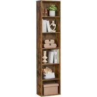 Songmics Hylly 24x40x178,5cm, ruskea