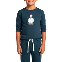 Super.natural Snowman Regular Fit Pitkähihainen T-paita