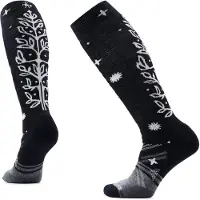 Smartwool Women'S Ski Full Cushion Ice Blossom Otc Black - M