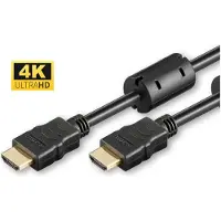 Microconnect HDMI High Speed 1.4 -kaapeli, jossa Ethernet, 15 m, musta