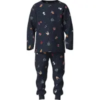 Name It Mini Yöpuku 'NMNVISMAS' marine / pueblo / tummanpunainen / valkoinen