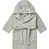 Liewood Kylpytakki - Fleecet - Minik Rabbit - Dove Blue - - 1-2 v (80-92) - Kylpytakit