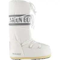 Moon boot Unisex Icon Nylon White Lämpövuoratut kengät 42/44